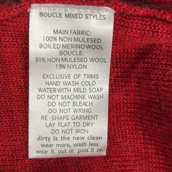Toad & Co. Lucianna Turtleneck Boiled Wool Boucle Sweater - Size Large - Picture 5 of 6